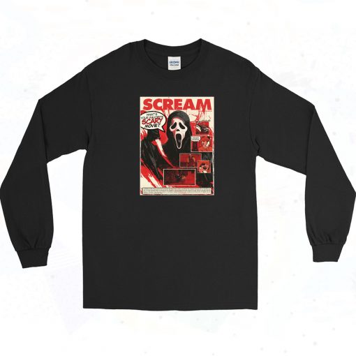 1996 Scream Movie Poster Long Sleeve Shirt