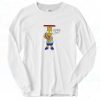 Bart Simpson Underachiever Long Sleeve Shirt