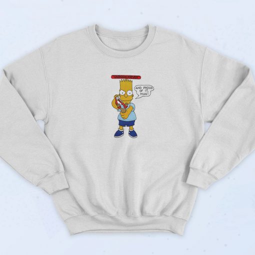 Bart Simpson Underachiever Sweatshirt