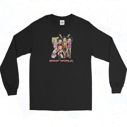 Betty Boop Spice Girls Boop World Long Sleeve Shirt