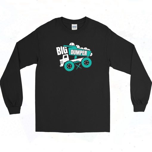 Big Dumper Truck Long Sleeve Shirt