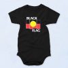 Black Flag Aboriginal X Flag Baby Onesie