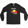 Black Flag Aboriginal X Flag Long Sleeve Shirt