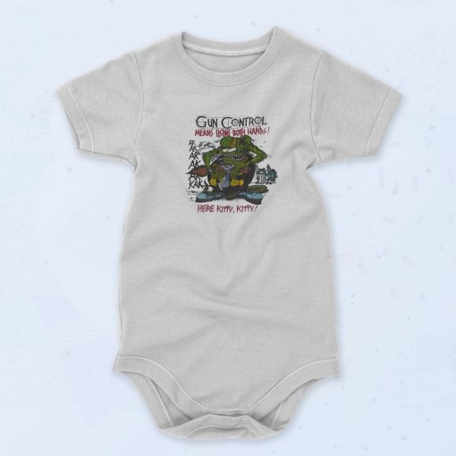 Ed Roth RAT FINK Gun Control Baby Onesie