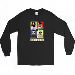 Ginsberg Burroughs Kerouac And The Beat Generation Long Sleeve Shirt