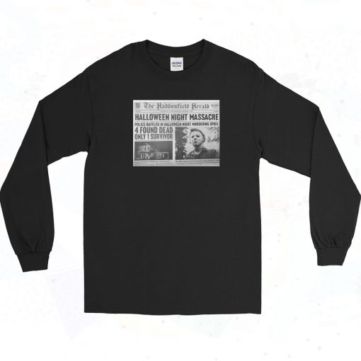 Halloween Night Massacre Long Sleeve Shirt