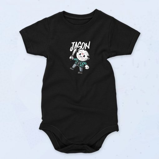 Jason Voorhees Pop Cartoons Baby Onesie