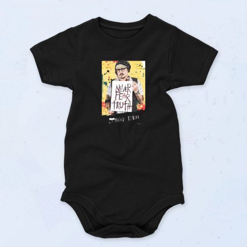 Never Fear Truth Johnny Depp Baby Onesie