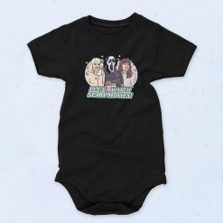 Scream Ghostface Lets Watch Scary Movie Baby Onesie