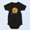 Soccer Skeleton Halloween Baby Onesie