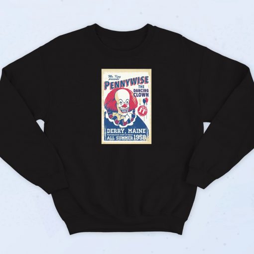 Stephen King IT Pennywise Sweatshirt