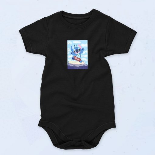 Stitch Surfs Up Unisex Baby Onesie