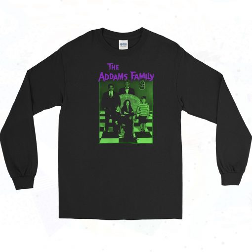 The Addams Family Homage Long Sleeve Shirt