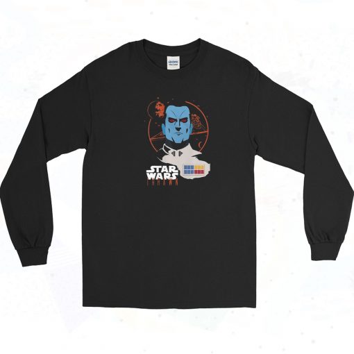 Admiral Thrawn Head Shot Long Sleeve Shirt