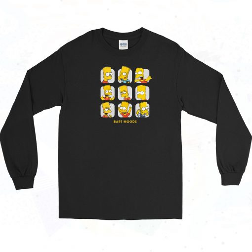 Bart Simpson Moods The Simpson Long Sleeve Shirt