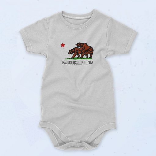 Bear Califucinfornia Baby Onesie