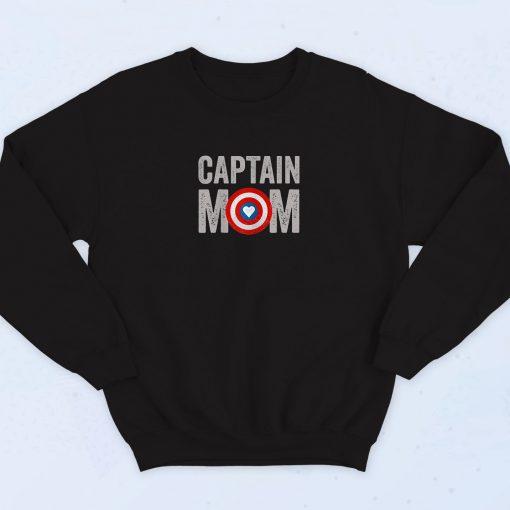 Captain Mom Superhero Sweatshirt