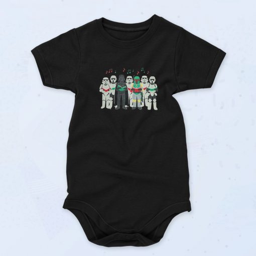 Darth Vader Sithmas Choir Holiday Baby Onesie