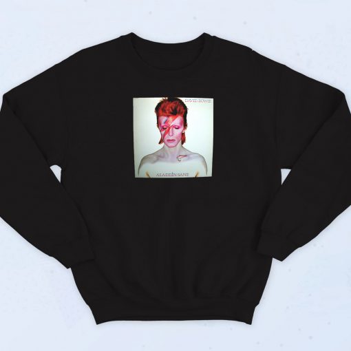 David Bowie Aladdin Sane Rock Album Sweatshirt