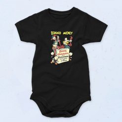 Donald And Mickey Merry Christmas Baby Onesie