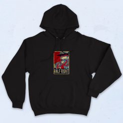 Half Right Poster Hoodie