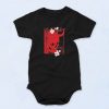 Japanese Demon Skull Baby Onesie