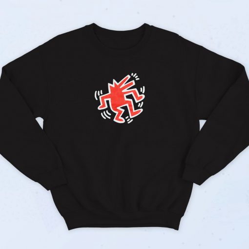 Keith Haring Dancing Dog Street Sweatshirt