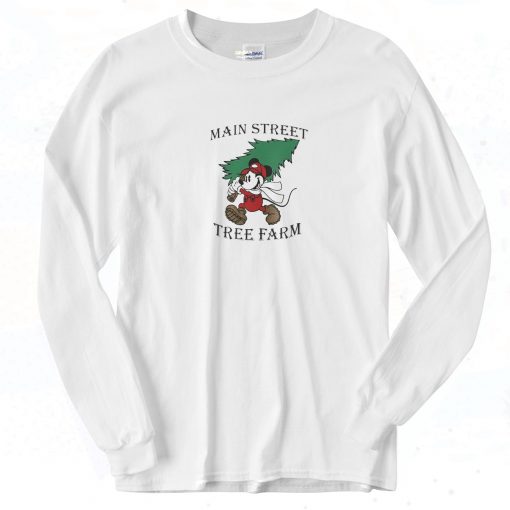 Mickey Mouse Main Street Tree Farm Long Sleeve Shirt