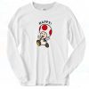 Nintendo Super Mario Toad Stay Long Sleeve Shirt