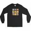 Snoopy Dog Autumn Pumpkins Long Sleeve Shirt