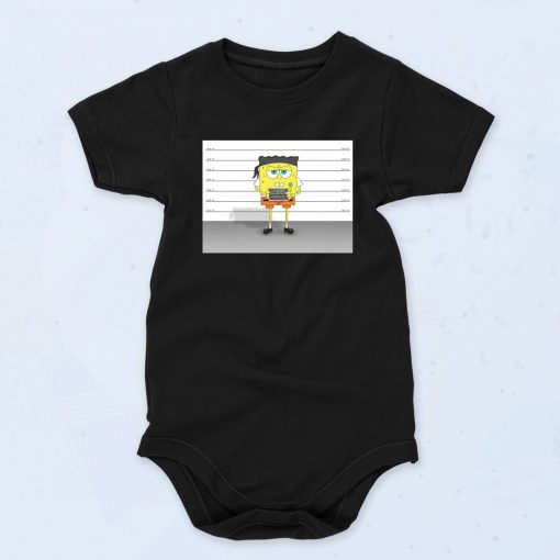 Spongebob Mugshot Unisex Baby Onesie