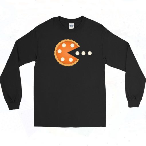 Thanksgiving Pie Graphic Long Sleeve Shirt