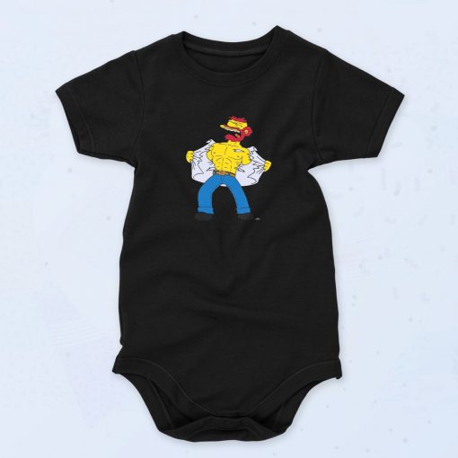 The Simpsons Groundskeeper Willie Tears Off Baby Onesie