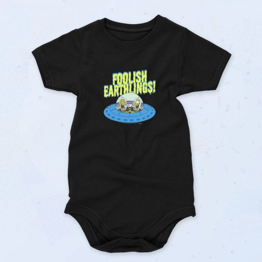 The Simpsons Kang Kodos Foolish Earthlings Baby Onesie