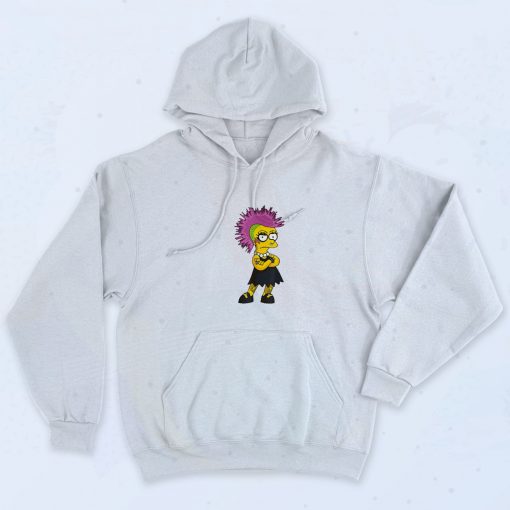 The Simpsons Lisa Punk Rock Hoodie