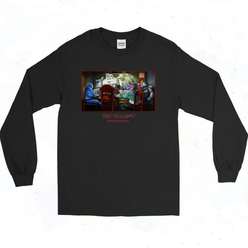 The Villains Poker Night Long Sleeve Shirt