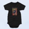 American Flag Forklift Operator Baby Onesie