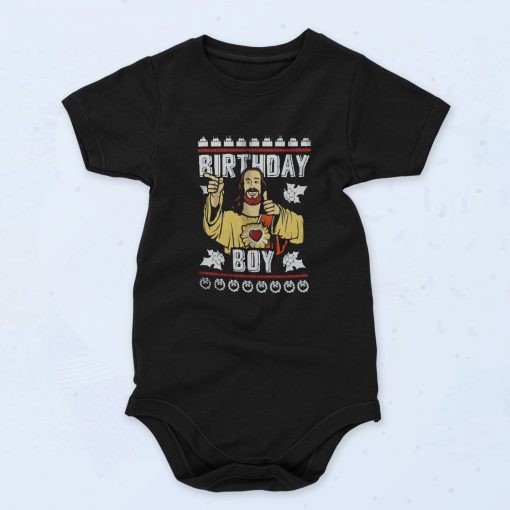 Birthday Boy Jesus Christmas Baby Onesie