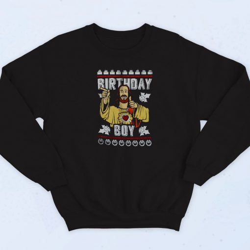 Birthday Boy Jesus Christmas Sweatshirt