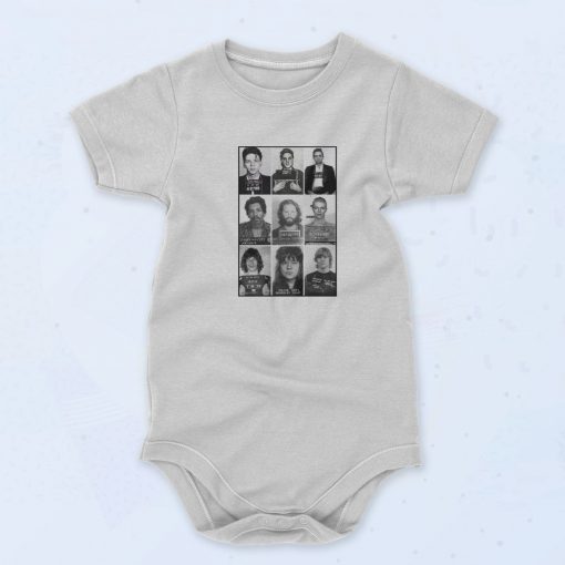 Celebrities Mugshot Baby Onesie