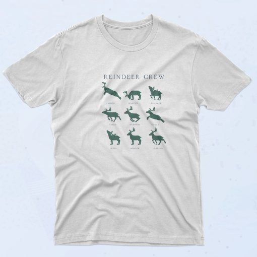 Christmas Reindeer Crew T Shirt