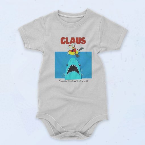 Claus Santa Jaws Paws Baby Onesie