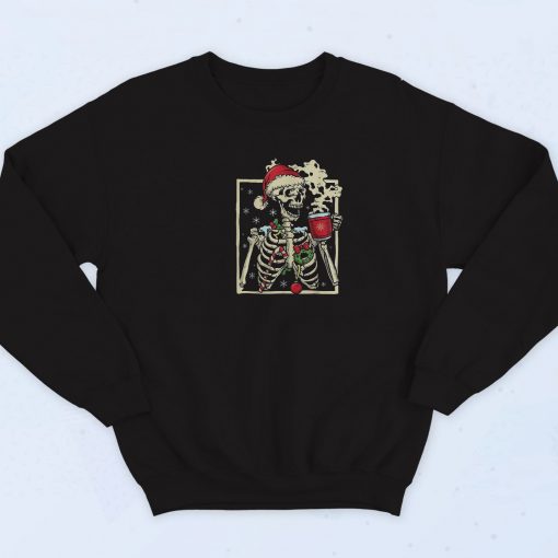 Dead Inside Skeleton Christmas Sweatshirt