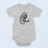 Death Before Decaf Skeleton Baby Onesie