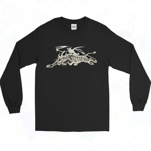 Death Tiger Vintage Long Sleeve Shirt