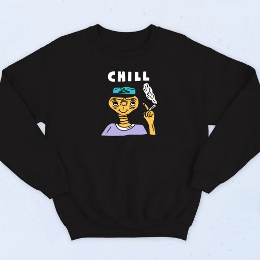 E T Chill Dj Spindim Funny Sweatshirt