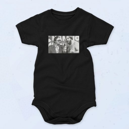 Gordon Solie With Ole Anderson Baby Onesie