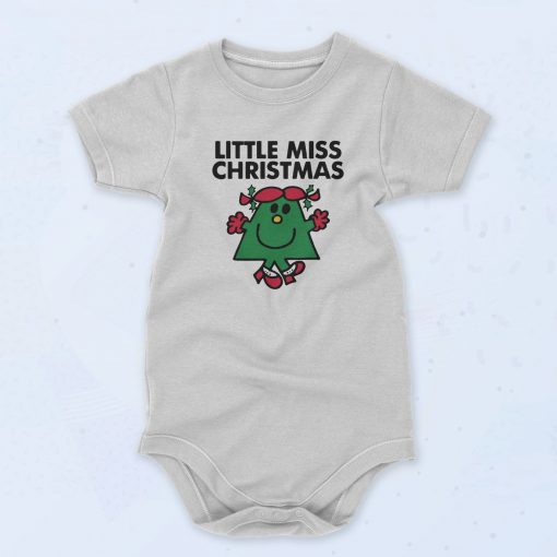 Little Miss Christmas Baby Onesie