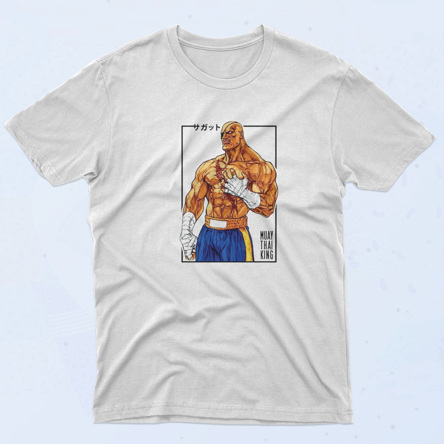 Muay Thai King Sagat T Shirt - 90sclothes.com