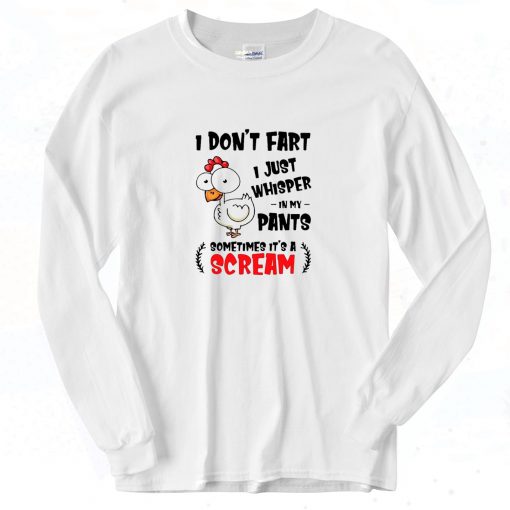 Scream Chicken Swag Long Sleeve Shirt